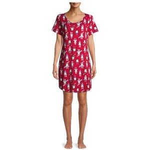 NWT Women's Short Sleeve Penguin Sleepshirt